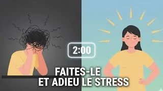 Miniature : 2 minutes de respiration = moins de cortisol. La science l’a prouvé.