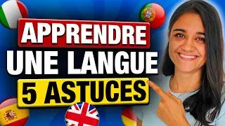 Miniature : 5 ASTUCES pour apprendre une langue PLUS RAPIDEMENT (anglais, espagnol…)