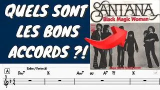 Miniature : Black Magic Woman Santana : j'ai comparé 4 versions des accords (et c'est le bazar)