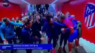 Miniature : Atletico Madrid vs Manchester City (0-0) Bagarre dans le tunnel Savic pete un plomb !!