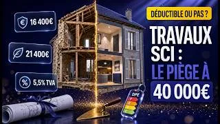 Miniature : SCI : La fiscalité des TRAVAUX expliquée