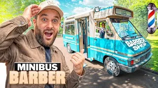 Miniature : CE COIFFEUR TRANSFORME UN MINIBUS EN BARBERSHOP !!! (je l'ai testé)