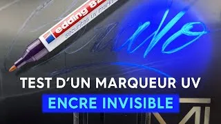 Miniature : Encre invisible ? Test d’un marqueur UV 👀
