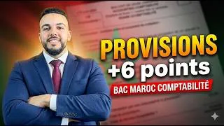 Miniature : Provisions Comptabilité de A à Z (Bac Maroc) | TP, TVP & Risques et Charges (+6 Points GARANTIS)