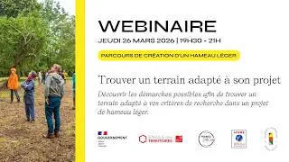 Miniature : Webinaire | Trouver un terrain adapté à son projet