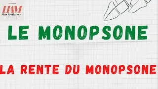 Miniature : TD- Concurrence Imparfaite-EX9: Monopsone, Plusieurs Vendeurs et un Seul Acheteur