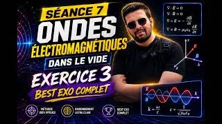 Miniature : Séance 7 - Ondes Electromagnétiques dans le vide - Exercice 3 (BEST EXO COMPLET)
