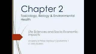 Miniature : Chapter 2: Toxicology, and Environmental Health