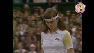 Miniature : Wimbledon : Hana Mandlikova florilege 1980-1986 (vs Goolagong, Turnbull, Navratilova, Durie, Evert)