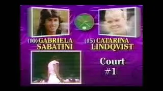 Miniature : 1986 Wimbledon : Navratilova, Mandlikova, Sabatini, Evert, Sukova, Lindqvist, McNeil