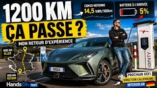 Miniature : 🚗 1200 km en MG4 : la vérité sur les longs trajets électriques !