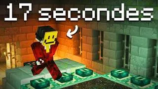 Miniature : Minecraft vient d'être fini en 17 secondes (expliqué en 17 minutes)