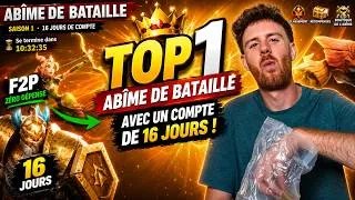 Miniature : Comment j’ai fait TOP 1 Abîme avec un compte de 16 jours