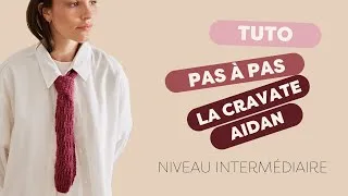 Miniature : Réalise la cravate AIDAN [Tuto Crochet]