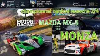 Miniature : PROJECT MOTOR R.- PS5 #14# CHAMP.RANKED. MAZDA MX5 M.2/4 03/26 La régularité prime sur la vitesse !!