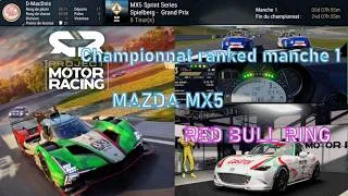 Miniature : PROJECT MOTOR R.- PS5 #13# CHAMP. RANKED MAZDA MX.5 M.1/4 mars 2026 - Un nouveau copain en course!!