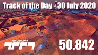 Miniature : Track of the Day #30 (July 2020) - 50.842 -  Sand Drift - TrackMania