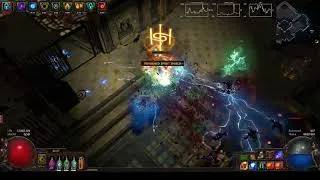 Miniature : [3.1-3.6] Path of Exile - Inquisitor Lightning Tendrils (Crit MoM) - Shaped Vault Map Demo (T14)