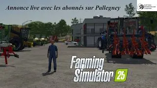 Miniature : Annonce live avec les abonnés sur Pallegney