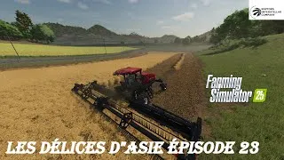 Miniature : FARMING SIMULATOR 25 Les délices d'Asie épisode 23:Au tour des épinards et de l'orge (fauche à plat)