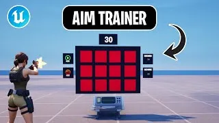 Miniature : How To Make Aim Trainer in UEFN Fortnite 🎯 ? (Tuto 2026) Free