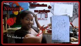 Miniature : 🪨 Ombres & Lumières | Ma progression dans mon jeu de pratique artistique | Niveau 3 ✨