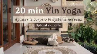 Miniature : 20 min Yin Yoga | Apaiser le corps et le système nerveux (Spécial canicule)