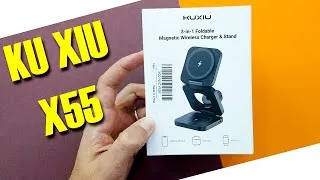 Miniature : ⚡️⚡️ Le chargeur magnétique sans fil 3 en 1 idéal: KU XIU X55 ⚡️⚡️