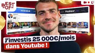 Miniature : Pourquoi je continue d'investir dans YouTube ? | Hasheur Live #BestOf