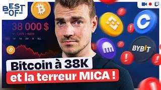 Miniature : Et si Bitcoin tombait à 38 000 $ ? MICA affole toutes les plateformes crypto | Hasheur Live #BestOf