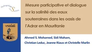 Miniature : A.S. Mohamed et S. Maham Dialoguer sur la salinité des eaux souterraines de l'Adrar mauritanien