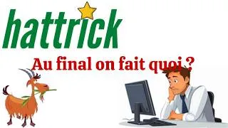 Miniature : Hattrick, Chapitre 3.22 : La synthèse du chapitre 3