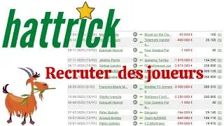 Miniature : Hattrick, Chapitre 3.21  : recruter hors ligne entraînée
