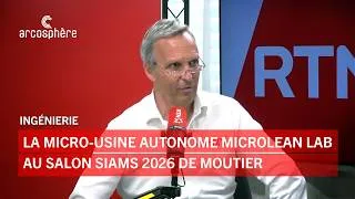 Miniature : La micro-usine autonome MicroLean Lab au salon SIAMS 2026 - Florian Serex | ARCOSPHERE