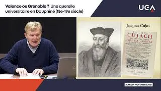 Miniature : Valence ou Grenoble ? Une querelle universitaire en Dauphiné (15e-19e siècle)