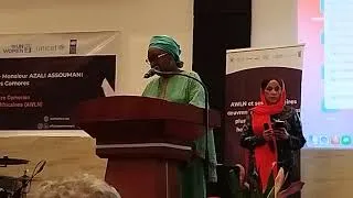 Miniature : African Women Leaders Network, Mise en place du Chapitre Comores, Intervention de Mme Diop au Gala
