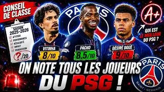 Miniature : QUI MÉRITE LA MEILLEURE NOTE AU PSG ? 2025/26 🔴🔵
