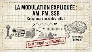 Miniature : Les modes en phonie : Guide technique AM (A3E), FM (F3E) et SSB (J3E)