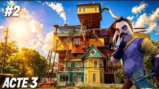 Miniature : On termine l'acte 3 de hello Neighbor ! ( Il était vrm galère ) #2 || #helloneighbor