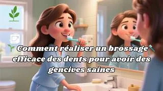 Miniature : 🌱 Comment réaliser un brossage🪥 efficace des dents pour avoir des gencives saines ?