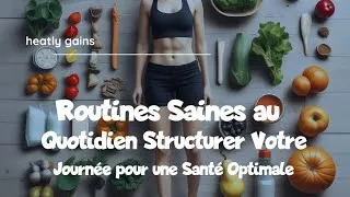 Miniature : Routines Saines au Quotidien : Structurer Votre Journée pour une Santé Optimale 🌟