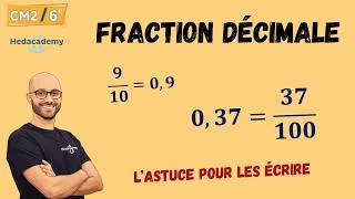 Miniature : Les fractions décimale CM2 / 6e