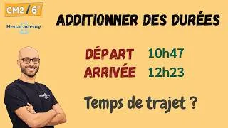 Miniature : ADDITIONNER DES DURÉES CM2 - 6e
