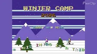 Miniature : WINTER CAMP 2026 : Une Intro Style C64 en JavaScript (Canvas HTML5) ❄️🕹️