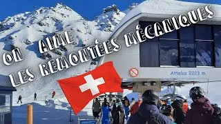 Miniature : La magie des remontées mécaniques - Verbier 2021 - Dynastar M-Free 108