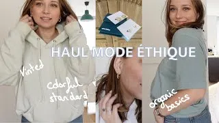 Miniature : HAUL MODE ETHIQUE (vinted, Organic Basics, Colorful Standard, Ana Luisa)