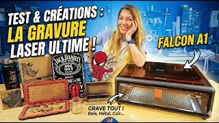 Miniature : Creality Falcon A1 vs A1 Pro : Comparatif technique et résultats de gravure après 1 mois de test.