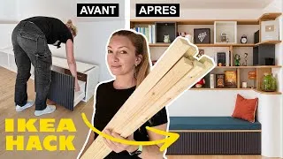 Miniature : EP6 Le meilleur IKEA HACK pour fabriquer une banquette bibliothèque pas cher ! Venez rire avec moi !