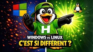 Miniature : Windows vs Linux : ce qui change vraiment (et ce qui reste pareil)