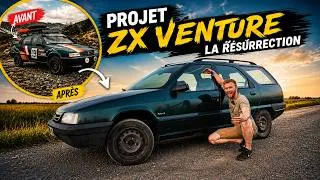 Miniature : On Remet en Route une ZX Break 1.9 TD pour traverser les Alpes ! 😉🏔️